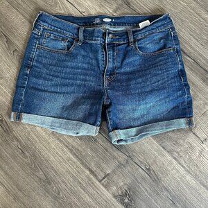 Women's Old Navy Denim Cuffed Shorts - Size 8
